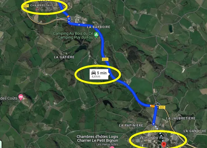 Gite Puydufou -5Kms- La Seraphina, 2 A 6 Personnes